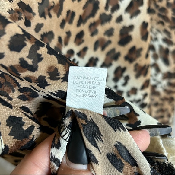 Leopard Animal Print Camisole Top Tank - Picture 7 of 8